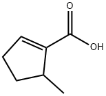 1-Cyclopentene-1-carboxylic acid, 5-methyl- (9CI) 结构式