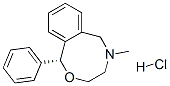 (R)-3,4,5,6-tetrahydro-5-methyl-1-phenyl-1H-2,5-benzoxazocine hydrochloride 结构式