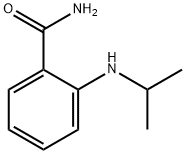 2-(异丙基氨基)苯甲酰胺 结构式