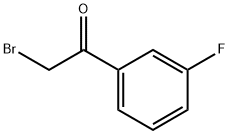 2-溴-3'-氟苯乙酮 结构式