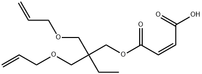 2,2-bis[(allyloxy)methyl]butyl hydrogen maleate  结构式