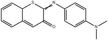 2-[[4-(dimethylamino)phenyl]imino]benzo[b]thiophene-3(2H)-one 结构式