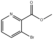 3-溴-2-吡啶甲酸甲酯 结构式