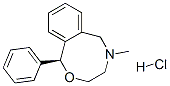 (S)-3,4,5,6-tetrahydro-5-methyl-1-phenyl-1H-2,5-benzoxazocine hydrochloride 结构式