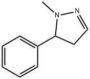 4,5-Dihydro-1-methyl-5-phenyl-1H-pyrazole 结构式