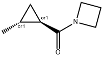 Azetidine, 1-[(2-methylcyclopropyl)carbonyl]-, trans- (9CI) 结构式
