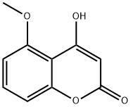 4-羟基-5-甲氧基-2H-色烯-2-酮 结构式