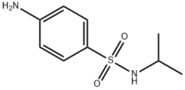 4-氨基-N-异丙基苯磺酰胺 结构式