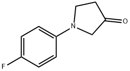 1-(4-氟苯)吡咯烷-3-酮 结构式