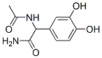 Benzeneacetamide, alpha-(acetylamino)-3,4-dihydroxy- (9CI) 结构式