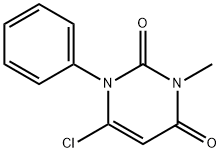 6-CHLORO-3-METHYL-1-PHENYL-1H-PYRIMIDINE-2,4-DIONE 结构式