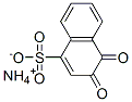 3,4-Dihydro-3,4-dioxo-1-naphthalenesulfonic acid ammonium salt 结构式