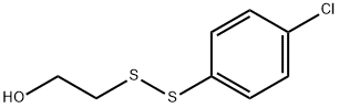 4-Chlorophenyl-2'-hydroxyethyl disulfide 结构式