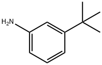 3-叔丁基苯胺 结构式