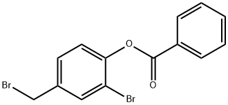 2-BROMO-4-(BROMOMETHYL)PHENYL BENZOATE 结构式