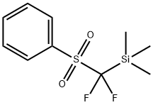 [二氟(苯磺酰)甲基]三甲基硅烷 结构式