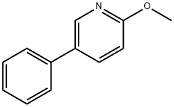 2-甲氧基-5-苯基吡啶 结构式