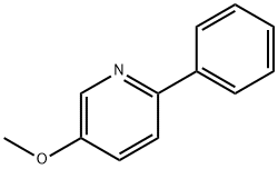 5-Methoxy-2-phenylpyridine 结构式