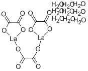 草酸镧水合物 结构式