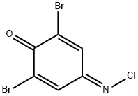 2，6-二溴喹柄-4-氯亚胺 结构式