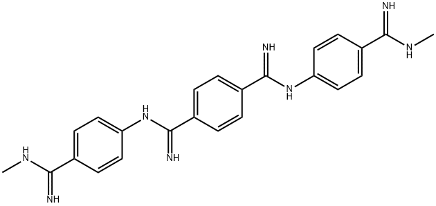 1,4-DIAMIDINOBENZENE 结构式