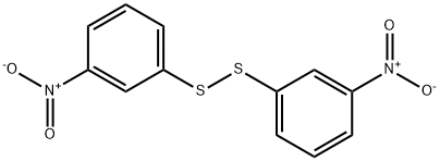 3,3'-二硝基二苯二硫醚 结构式