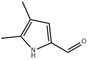 4,5-二甲基-1H-吡咯-2-甲醛 结构式