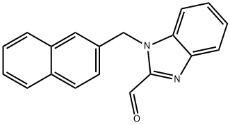1-(萘-2-基甲基)-1H-苯并[D]咪唑-2-甲醛 结构式