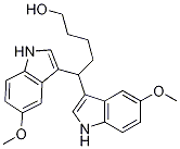 5,5-bis-(5-methoxy-1H-indol-3-yl)-pentan-1-ol 结构式