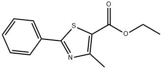 2-苯基-4-甲基噻唑-5-甲酸乙酯 结构式