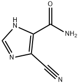 4-氰基-5-咪唑甲酰胺 结构式