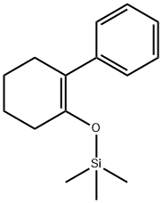 TRIMETHYL-(2-PHENYL-CYCLOHEX-1-ENYLOXY)-SILANE 结构式