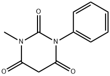 1-METHYL-3-PHENYL-PYRIMIDINE-2,4,6-TRIONE 结构式