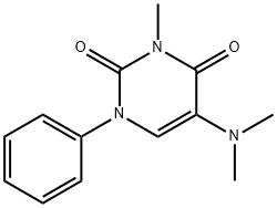 5-(Dimethylamino)-3-methyl-1-phenyluracil 结构式