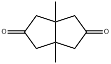 3,3a,6,6a-Tetrahydro-3a,6a-dimethylpentalene-2,5(1H,4H)-dione 结构式