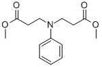 N,N-二甲氧基羰基乙基苯胺 结构式