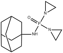 P,P-Bis(1-aziridinyl)-N-(1-adamantyl)phosphinamide 结构式