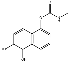 甲萘威-5,6-二氢-5,6-二羟基 结构式