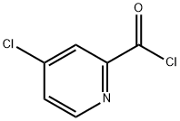 4-氯-吡啶-2-酰氯 结构式