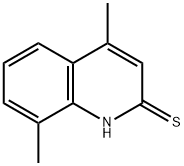 4,8-DIMETHYLQUINOLINE-2-THIOL 结构式