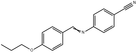 4'-丙氧基苄基-4-氰基苯胺 结构式