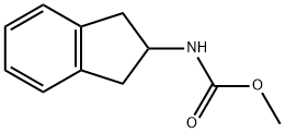 Carbamic acid, (2,3-dihydro-1H-inden-2-yl)-, methyl ester (9CI) 结构式