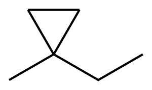 CYCLOPROPANE,1-ETHYL-1-METHYL- 结构式