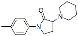 1-(4-Methylphenyl)-3-(1-piperidinyl)pyrrolidin-2-one 结构式