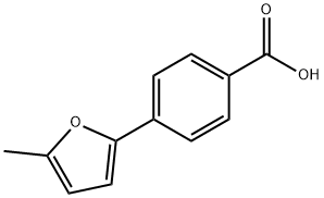 4-(5-甲基-2-呋喃)苯甲酸 结构式