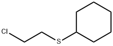 2-氯乙基环己基硫 结构式