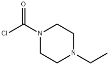 4-乙基哌嗪-1-甲酰氯 结构式