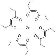 ZIRCONIUM 3,5-HEPTANEDIONATE 结构式