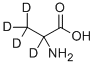 DL-丙氨酸-2,3,3,3-D4 结构式