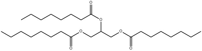 三辛酸甘油酯 结构式